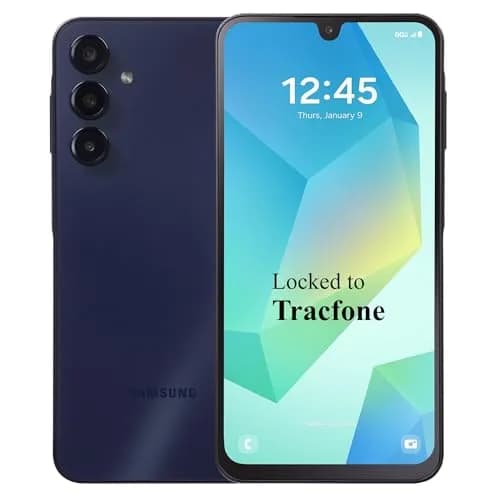Tracfone Samsung Galaxy A16 5G Phone - 128GB, 1-Yr Plan Included, Black | 6.7-inch FHD+ AMOLED, 50MP Triple Camera, 5G thumbnail 1