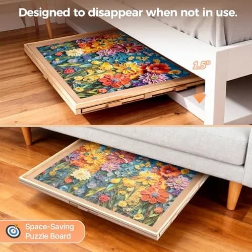ALL4JIG Rotating Puzzle Board with 6 Drawers & Cover, 5.33 kg (11.75 lb) | Non-Toxic, ASTM-Tested for Adults & Kids thumbnail 5