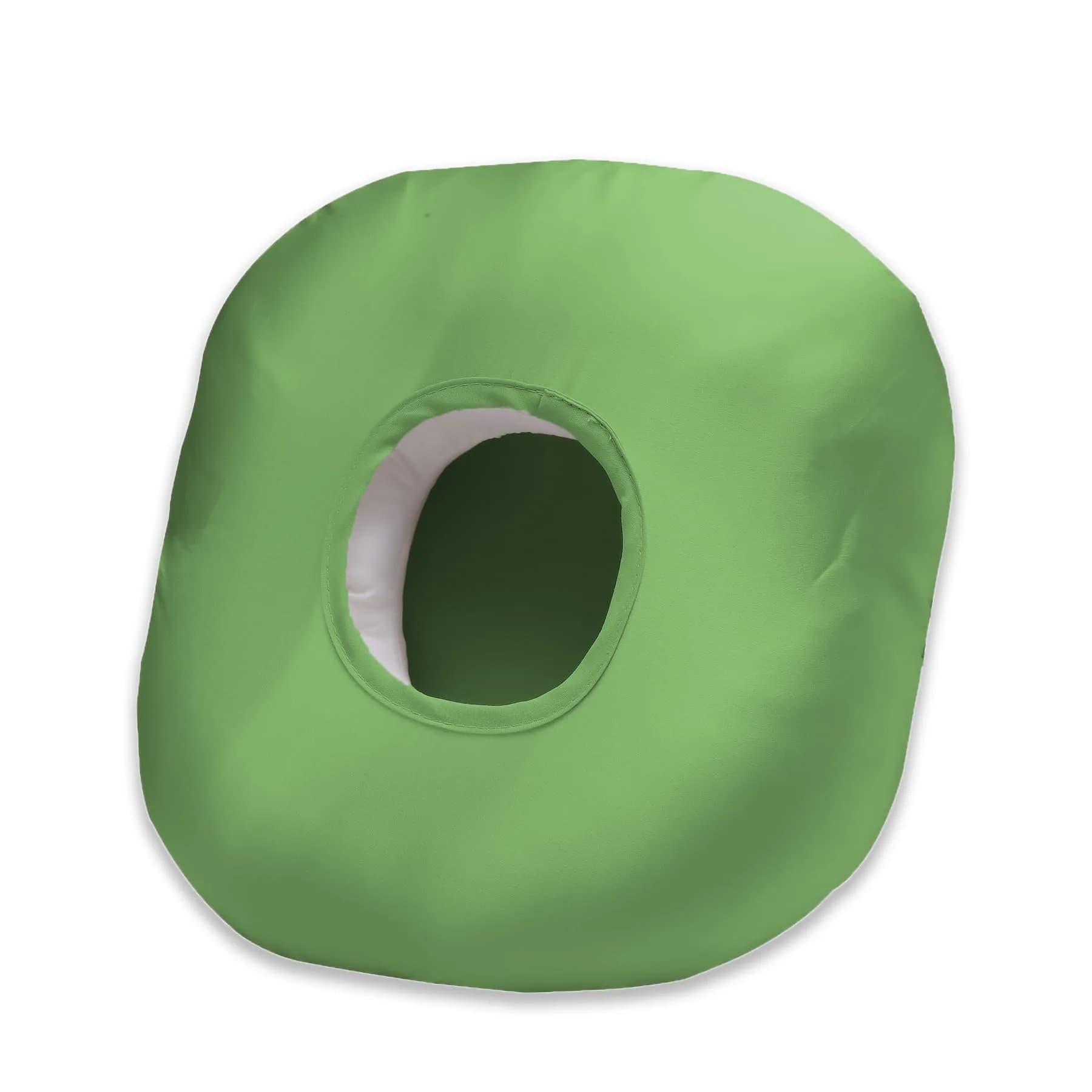 Wuronsa Light Green Silk Ear Piercing Pillow for Cartilage, CNH Support - Adjustable for Side Sleepers - main product image