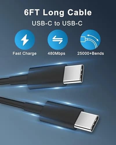 ARCCRA 30W USB C Fast Charger for Google Pixel 11/11 Pro XL/Fold/10/9/8/7/6 Pro XL | 6FT USB C Cable thumbnail 7