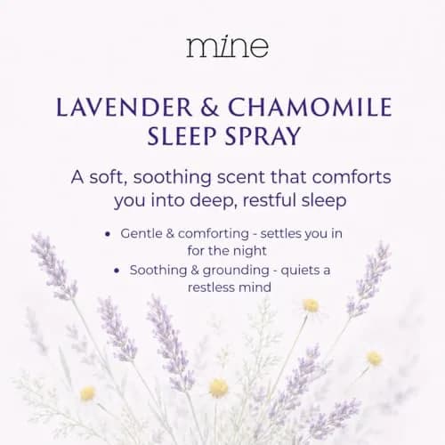 Mine Chamomile & Lavender Sleep Spray 90ml (3.04 fl oz) | Natural Essential Oils for Deep Sleep thumbnail 7