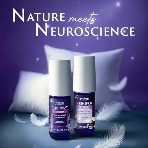 Mine Chamomile & Lavender Sleep Spray 90ml (3.04 fl oz) | Natural Essential Oils for Deep Sleep thumbnail 2