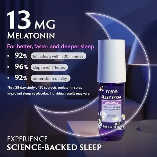 Mine Chamomile & Lavender Sleep Spray 90ml (3.04 fl oz) | Natural Essential Oils for Deep Sleep thumbnail 5