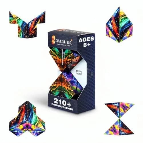 Shashibo ICOSA XL Infinity Magnetic Puzzle Toy 9.6cm (3.8in) | Advanced STEM/STEAM Fidget Toy thumbnail 1