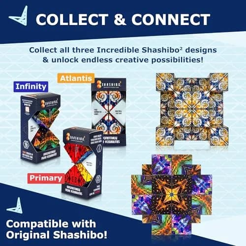 Shashibo ICOSA XL Infinity Magnetic Puzzle Toy 9.6cm (3.8in) | Advanced STEM/STEAM Fidget Toy thumbnail 7