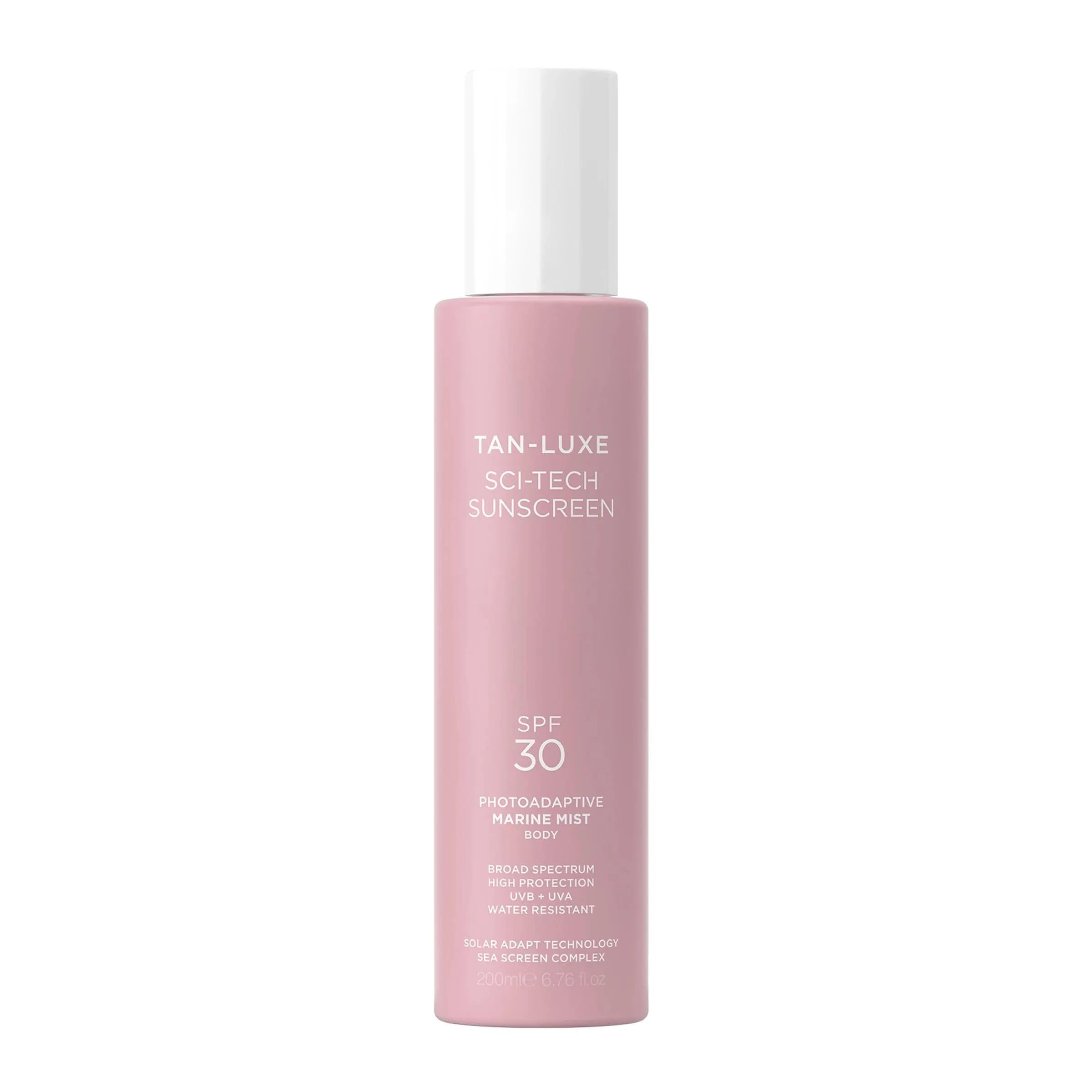 Tan-Luxe Sci-Tech SPF 50 Marine Mist Body 6.76 Fl Oz | Photoadaptive, Hydrating Sun Protection