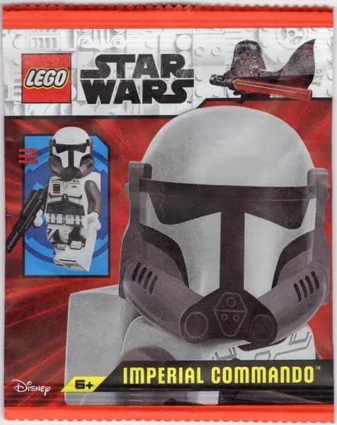 LEGO Star Wars: Imperial Commando Minifigure with Blaster | Authentic LEGO Toy for Kids 6+ thumbnail 1