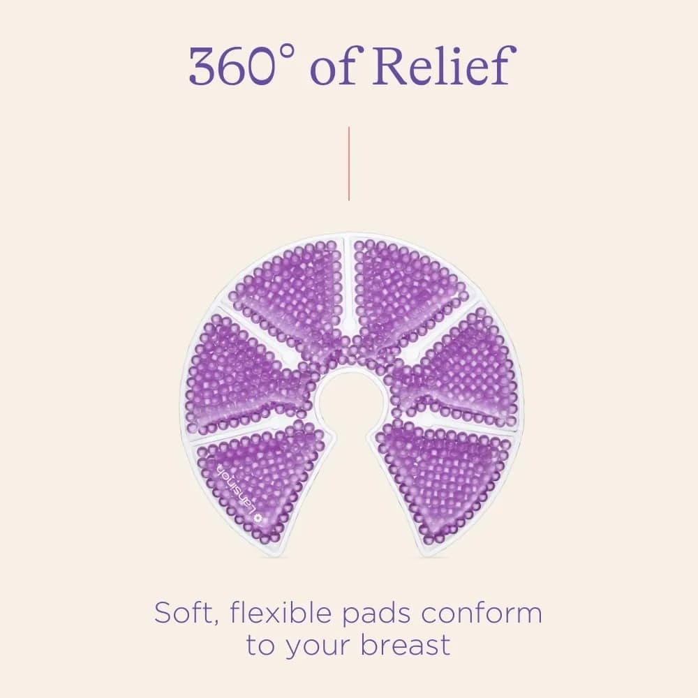 Lansinoh Breast Therapy Packs Hot and Cold 4 Count (226 g / 8 oz) | Lactation Consultant Recommended - view 6