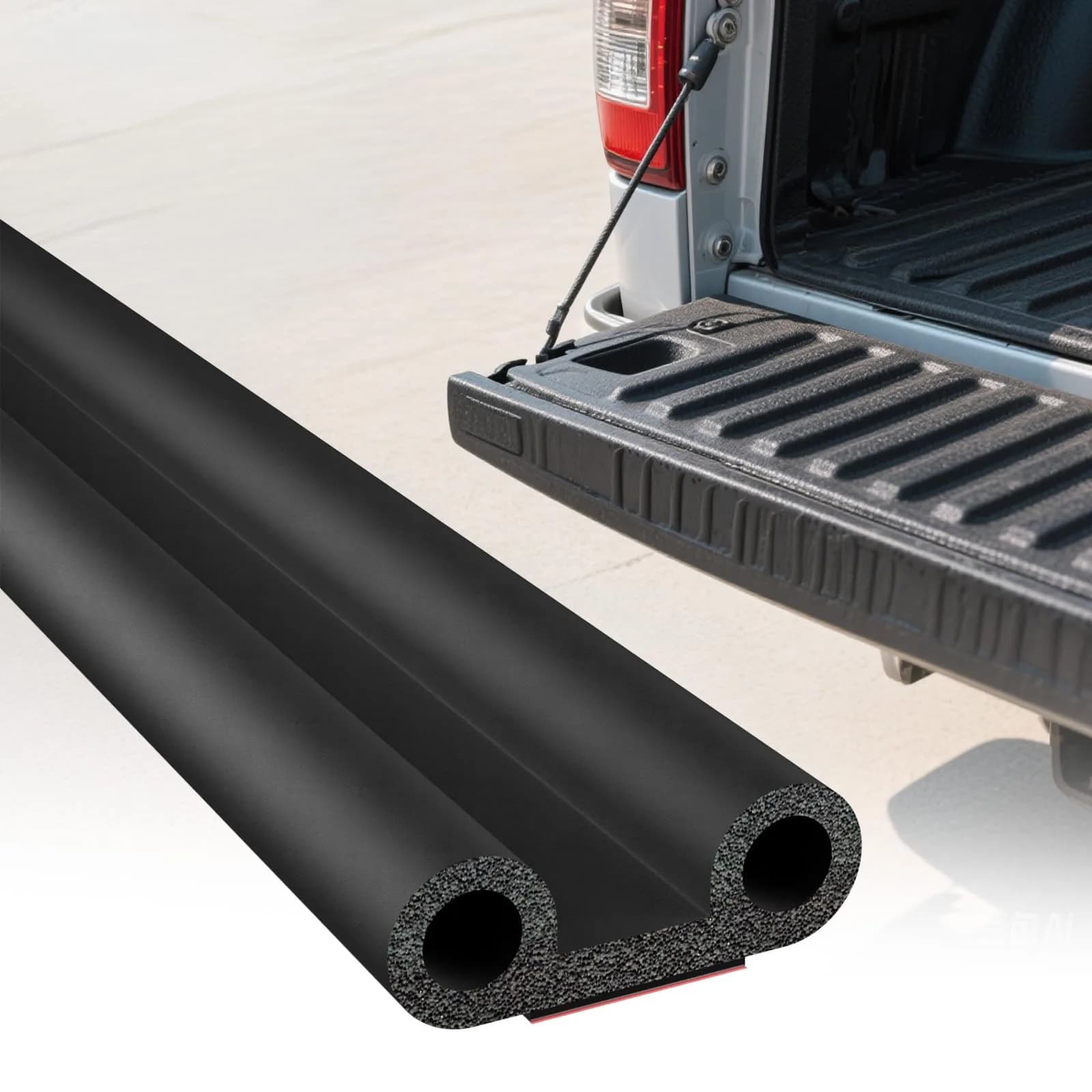 Nayotaa Tonneau Cover Seal Strip - 24.9Ft Truck Tailgate Seal Kit | Rubber Weather Stripping for Pickup Trucks & Camper Shells