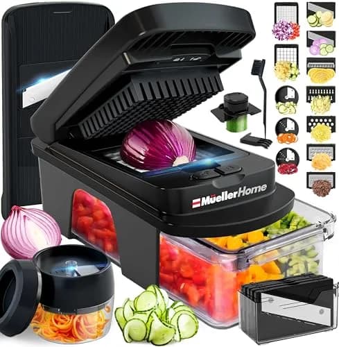 JANSKA Ultimate 12 Blade Vegetable Chopper & Mandoline Slicer 1.32 kg (2.9 lb) | Multi-Functional Kitchen Tool thumbnail 1