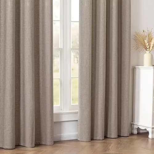 Zyvola 100% Blackout Curtains 52"W x 108"L | Thermal Insulated Room Darkening (70-120 chars) thumbnail 7