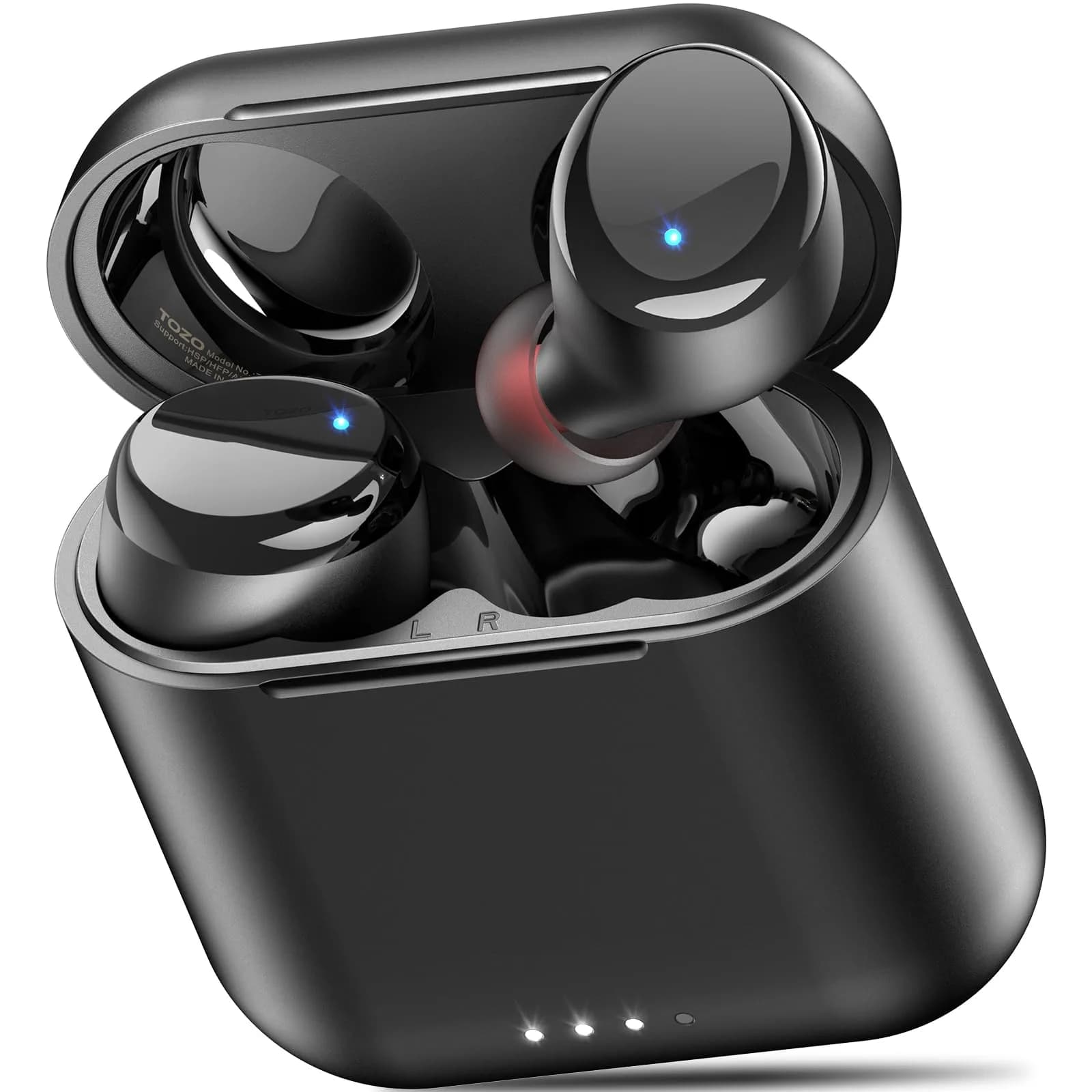 TOZO T6 Wireless Earbuds Bluetooth 5.3 Stereo Sound in Ear Headphones | 55H Playtime, IPX8 Waterproof, Wireless Charging - main product image