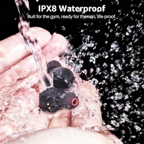 TOZO T6 Wireless Earbuds Bluetooth 5.3 Stereo Sound in Ear Headphones | 55H Playtime, IPX8 Waterproof, Wireless Charging thumbnail 3