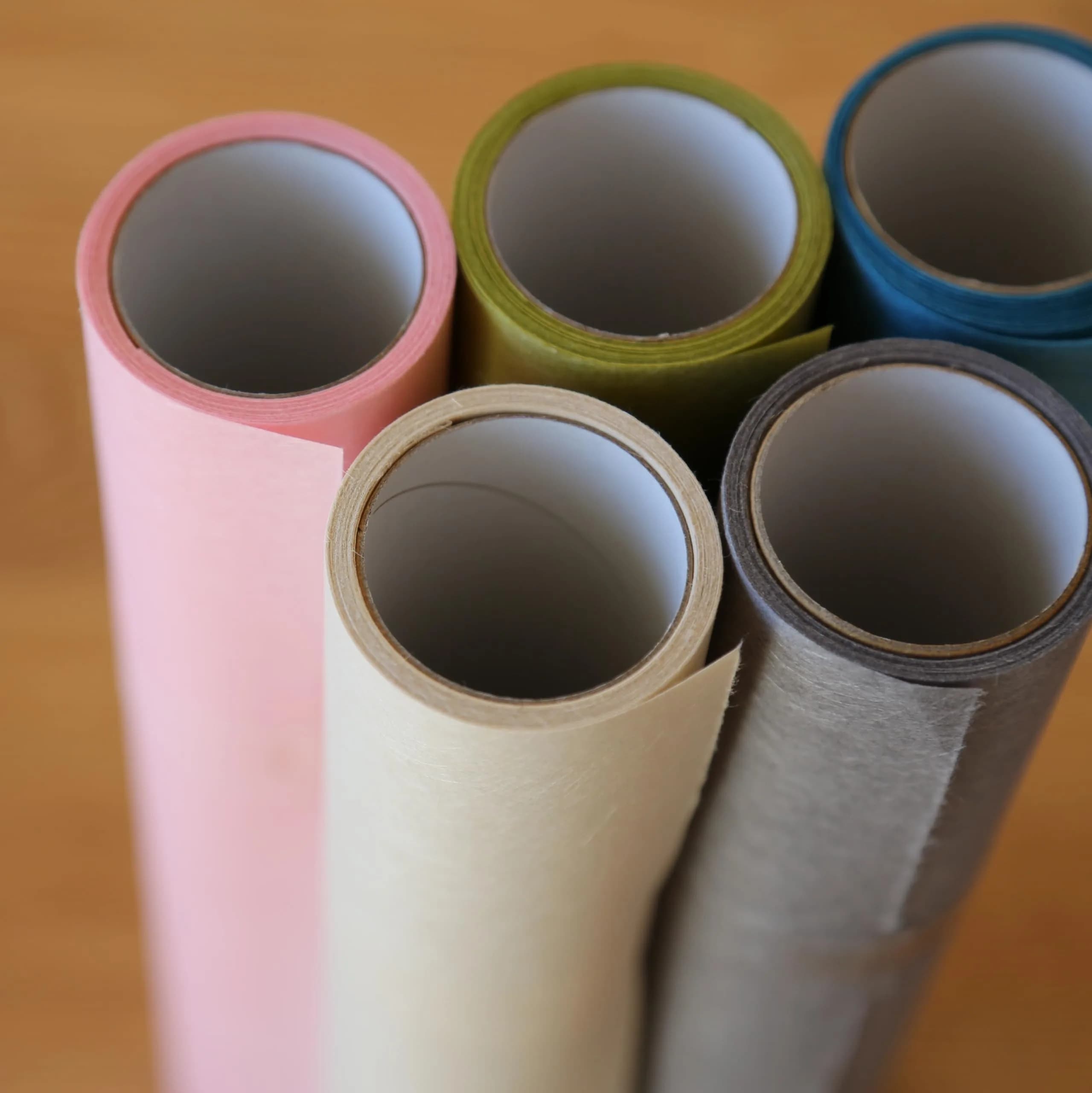 ONAO Shoji Paper Roll Willow Green 28cm x 300cm (11" x 118") | Authentic Japanese Washi Paper - view 5