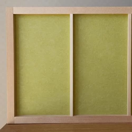 ONAO Shoji Paper Roll (28cm x 300cm / 11" x 118") Willow Green | Authentic Japanese Washi Paper for Screens & Crafts thumbnail 2