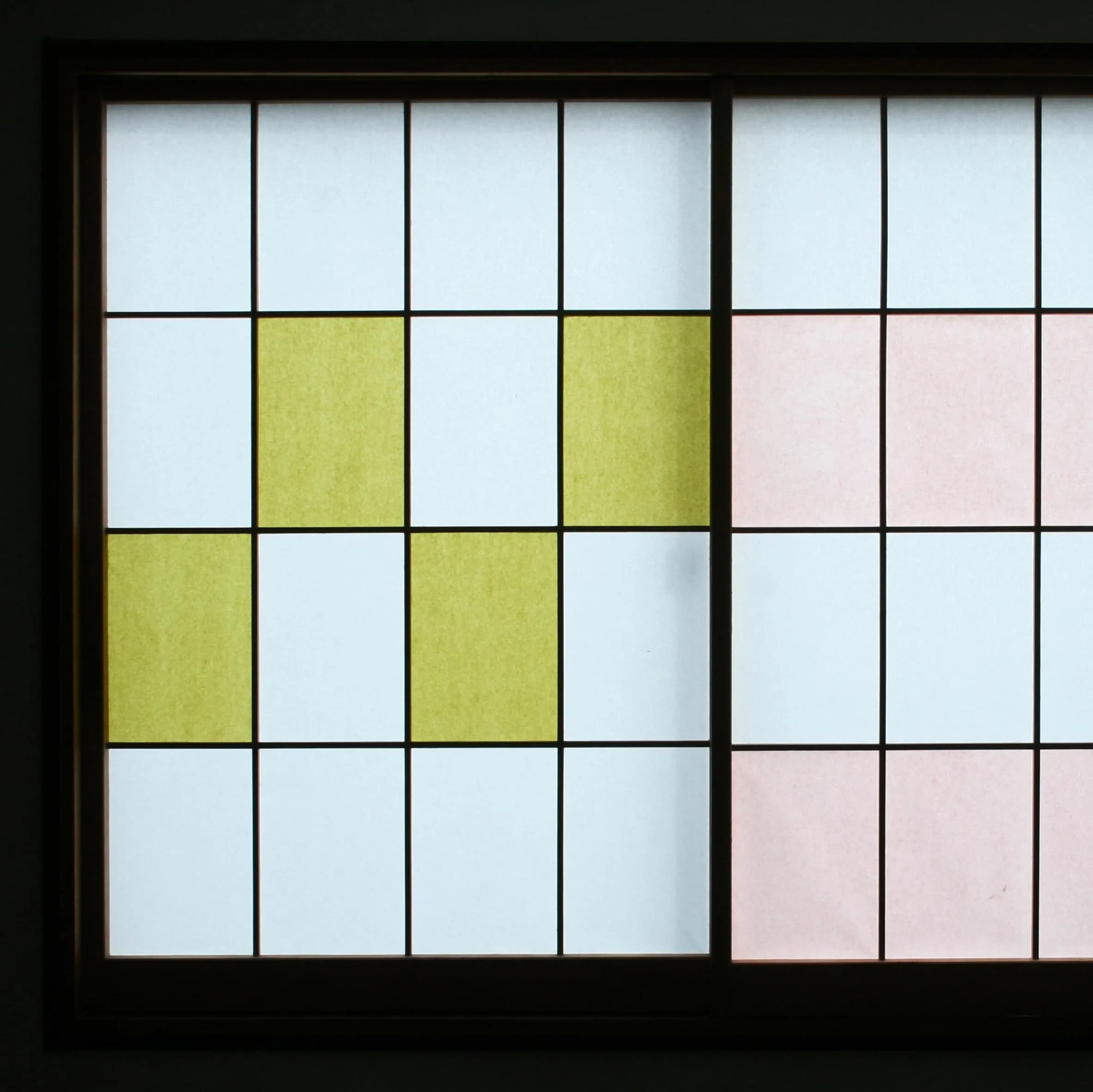 ONAO Shoji Paper Roll Willow Green 28cm x 300cm (11" x 118") | Authentic Japanese Washi Paper - view 4