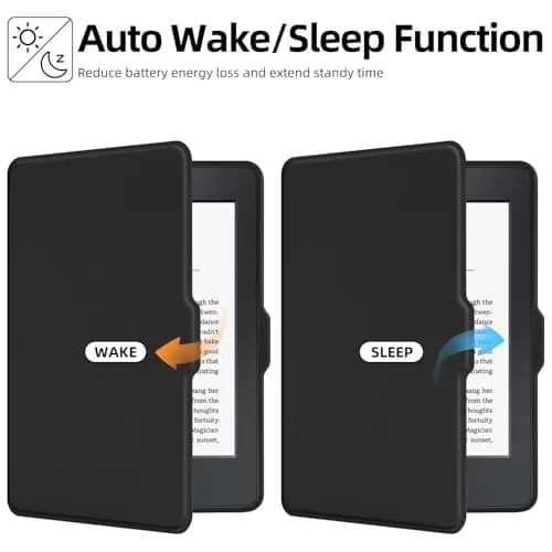MOROCK Case for 6" Kindle Paperwhite 2012-2017 | Slim Lightweight PU Leather Auto Wake/Sleep Cover thumbnail 4