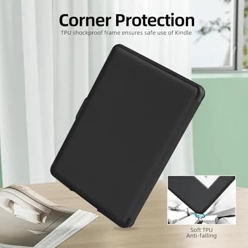 MOROCK Case for 6" Kindle Paperwhite 2012-2017 | Slim Lightweight PU Leather Auto Wake/Sleep Cover thumbnail 6