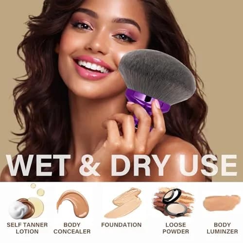 EOICCEOH Extra Large Body Makeup Brush 4 Inch | Flawless Self Tanner & Bronzer Application thumbnail 4