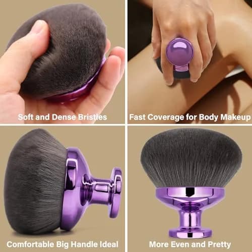 EOICCEOH Extra Large Body Makeup Brush 4 Inch | Flawless Self Tanner & Bronzer Application thumbnail 5