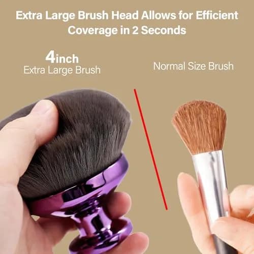 EOICCEOH Extra Large Body Makeup Brush 4 Inch | Flawless Self Tanner & Bronzer Application thumbnail 3