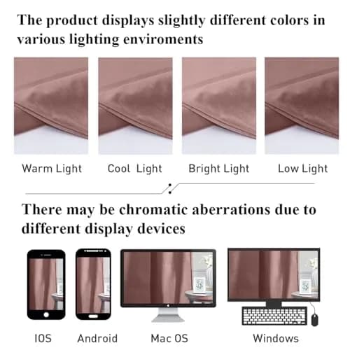 StangH Wild Rose Pink Velvet Curtains Nursery Privacy | Room Darkening, Energy Saving, Elegant thumbnail 6