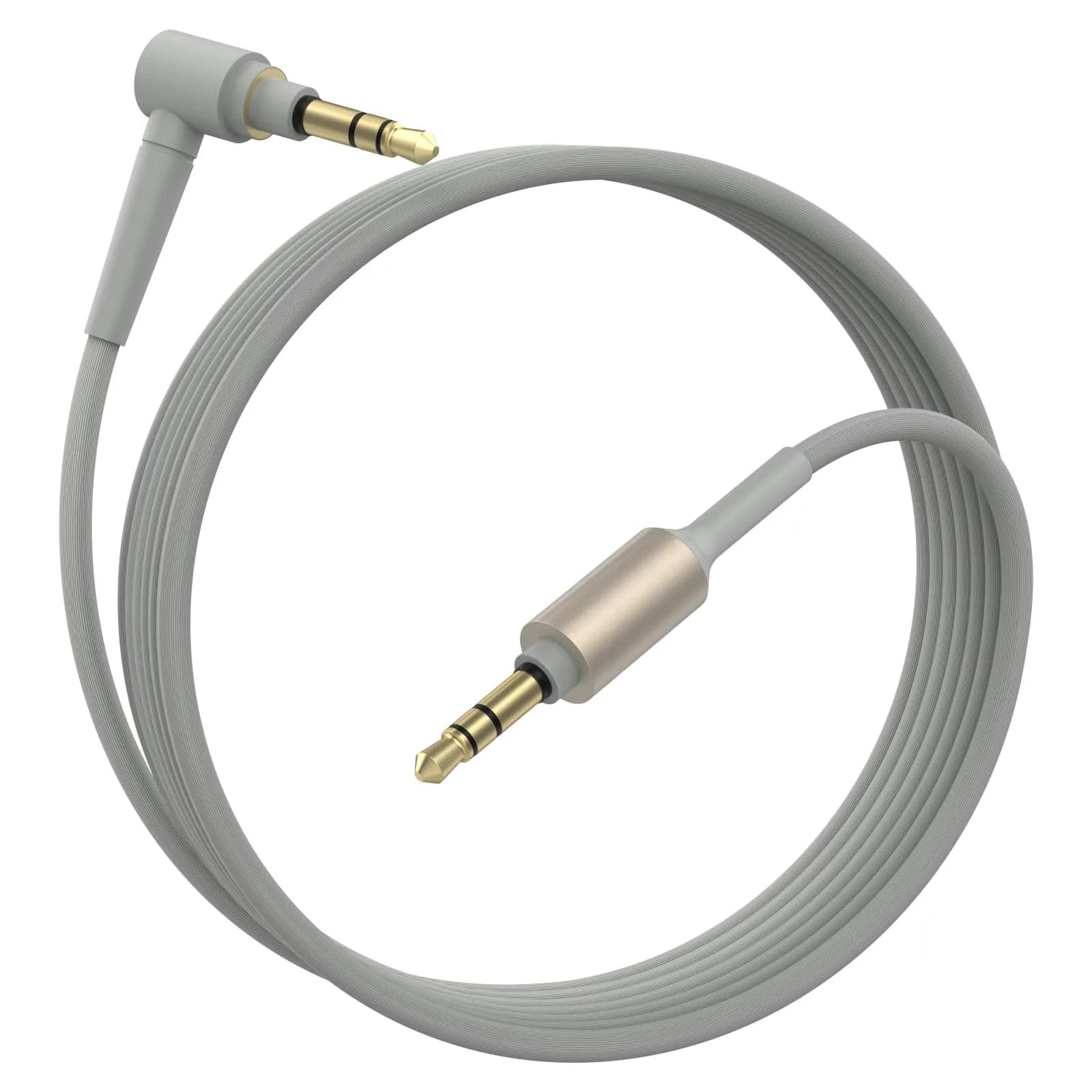 Toeasor Replacement Audio Cable 1.5m (4.9ft) for Sony WH-1000XM5/XM4 Headphones | Hi-Fi Sound Transmission — Grey