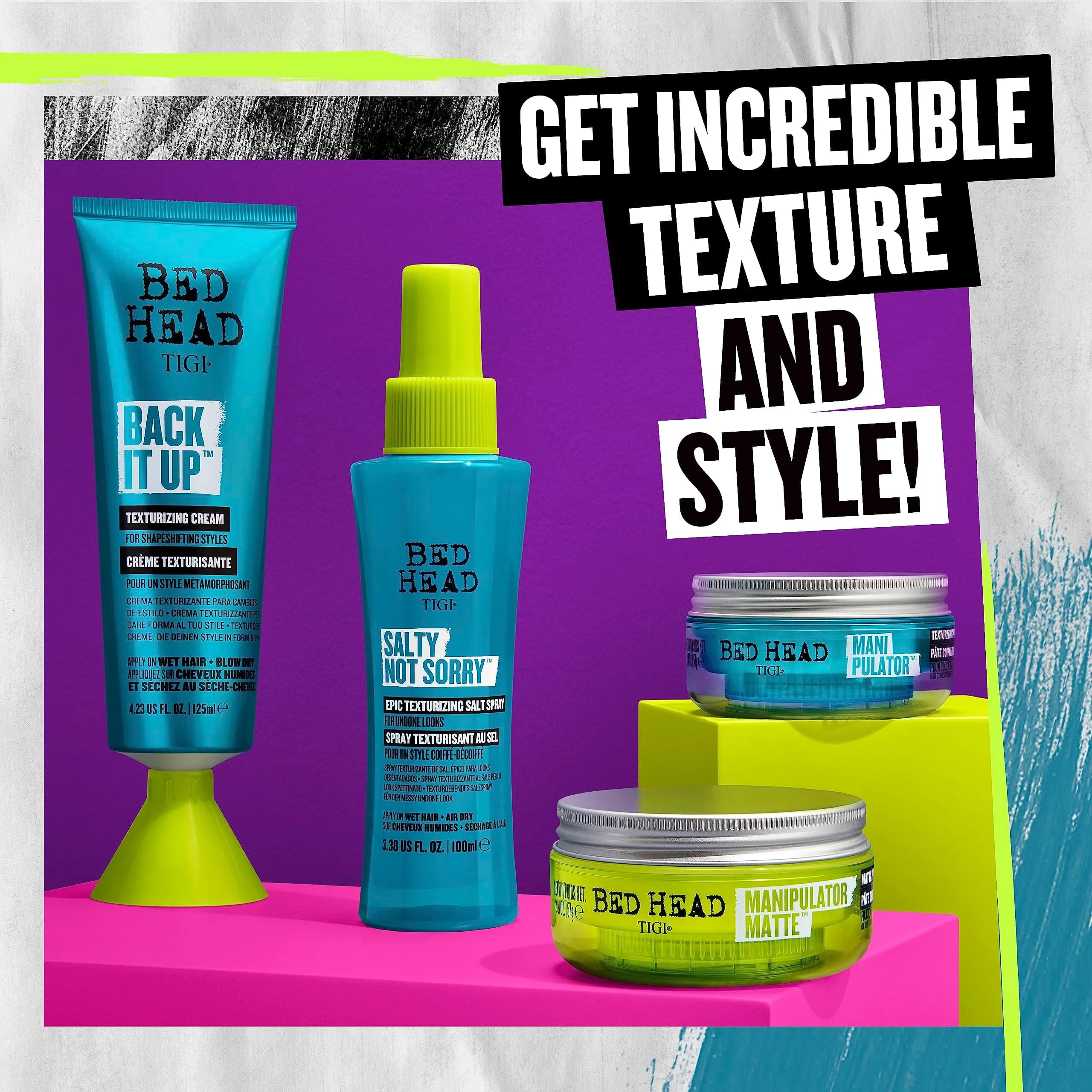 TIGI Bed Head Manipulator Matte Hair Wax Paste 114ml (4.02 Fl Oz) | Strong Hold Sculpting Paste for Short to Medium Hair - view 7