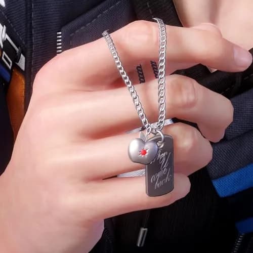 LoveandSylus Caleb Role-Playing Necklace 19.6in | Authentic Game Character Pendant (70-120 chars) thumbnail 5
