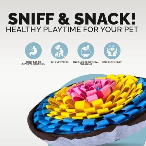 PET ARENA Adjustable Snuffle Mat Dog Puzzle Toy for Slow Feeding | Stimulates Smell & Mental Health thumbnail 6