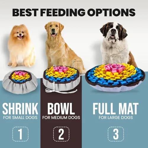 PET ARENA Adjustable Snuffle Mat Dog Puzzle Toy for Slow Feeding | Stimulates Smell & Mental Health thumbnail 2