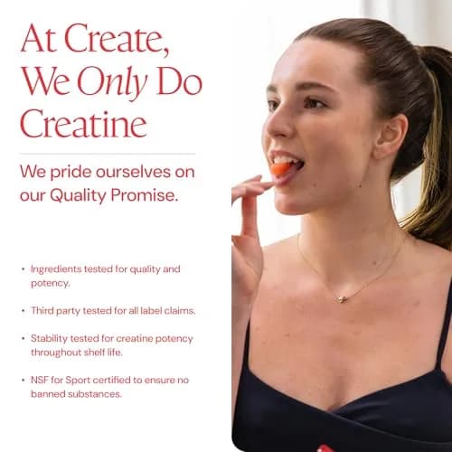 Create Creatine Monohydrate Gummies for Men & Women, Boost Focus, Strength, and Endurance, Anti-Melting Formula, Vegan, Gluten-Free, Non-GMO, 1.5g of Creatine per Gummy (90 Count) thumbnail 5