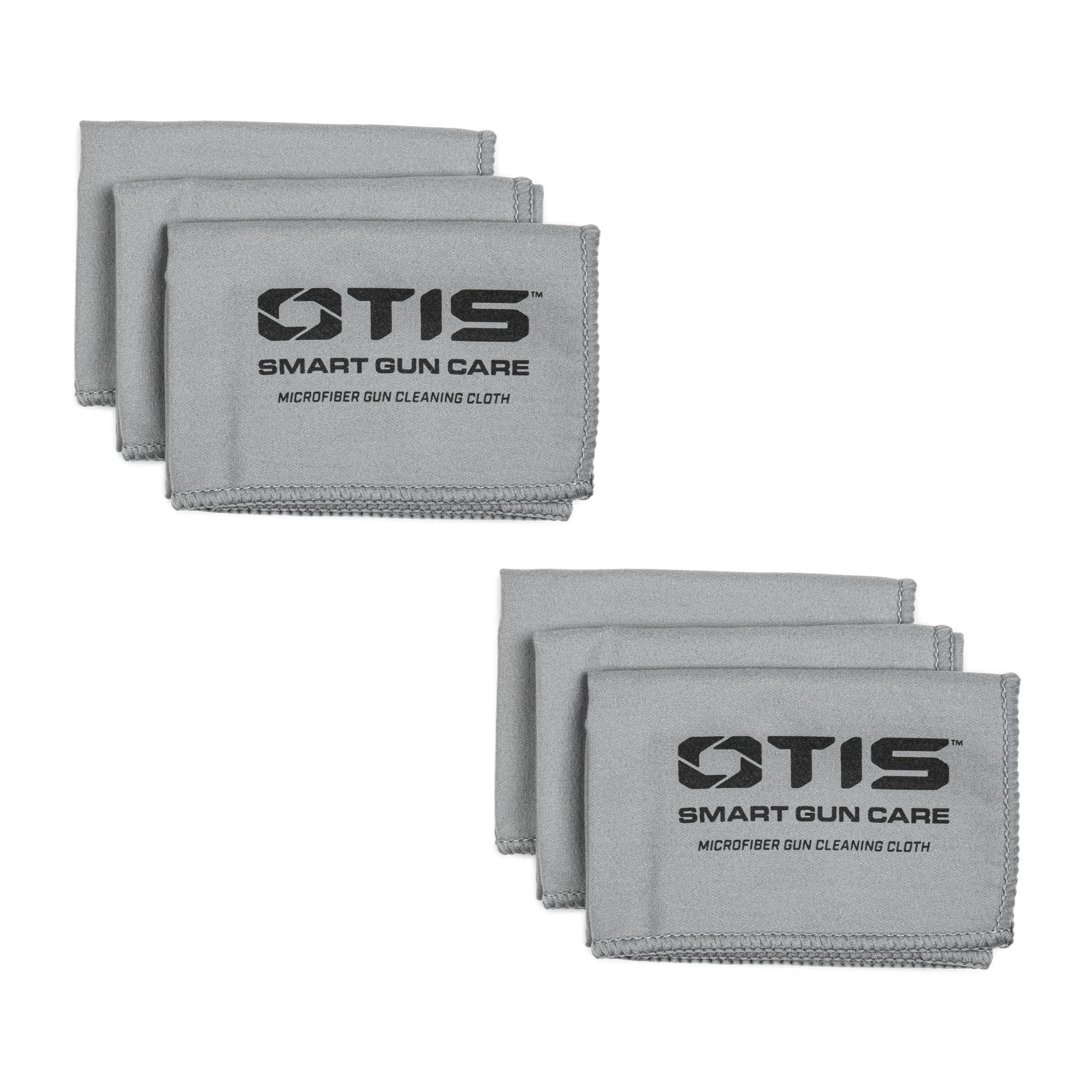 Otis Technology Microfiber Gun Cloth 6 Pack | 20cm x 30cm (8"x12") | Essential Firearm Cleaning Tool