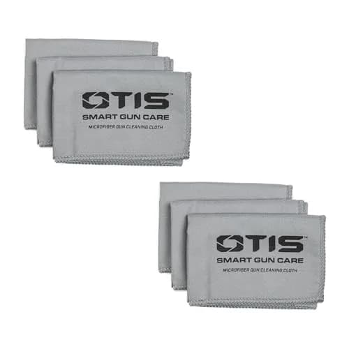 Otis Technology Microfiber Gun Cloth 6 Pack | 20cm x 30cm (8"x12") | Essential Firearm Cleaning Tool thumbnail 1