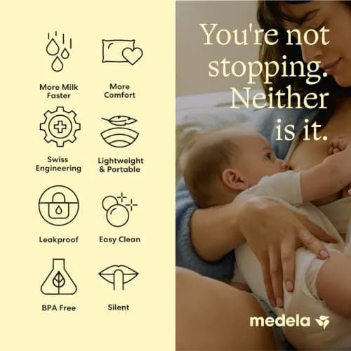 Medela Pump In Style Pro Double Electric Breast Pump 150ml (5oz) | Hospital Performance, BPA-Free, 16 Levels thumbnail 3
