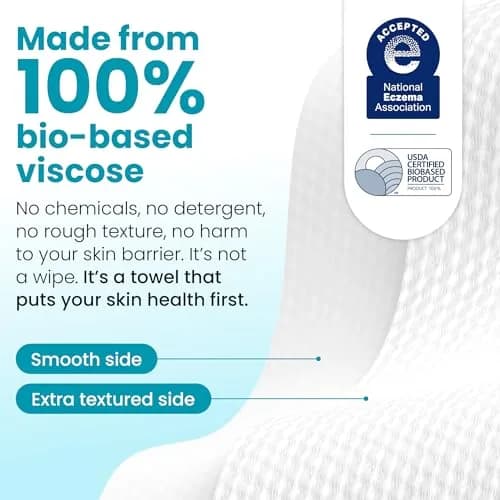 CLEAN SKIN CLUB Blemish Control Clean Towels XL, 50 Count (1 Pack) | Dermatologist-Approved for Oily Skin thumbnail 6