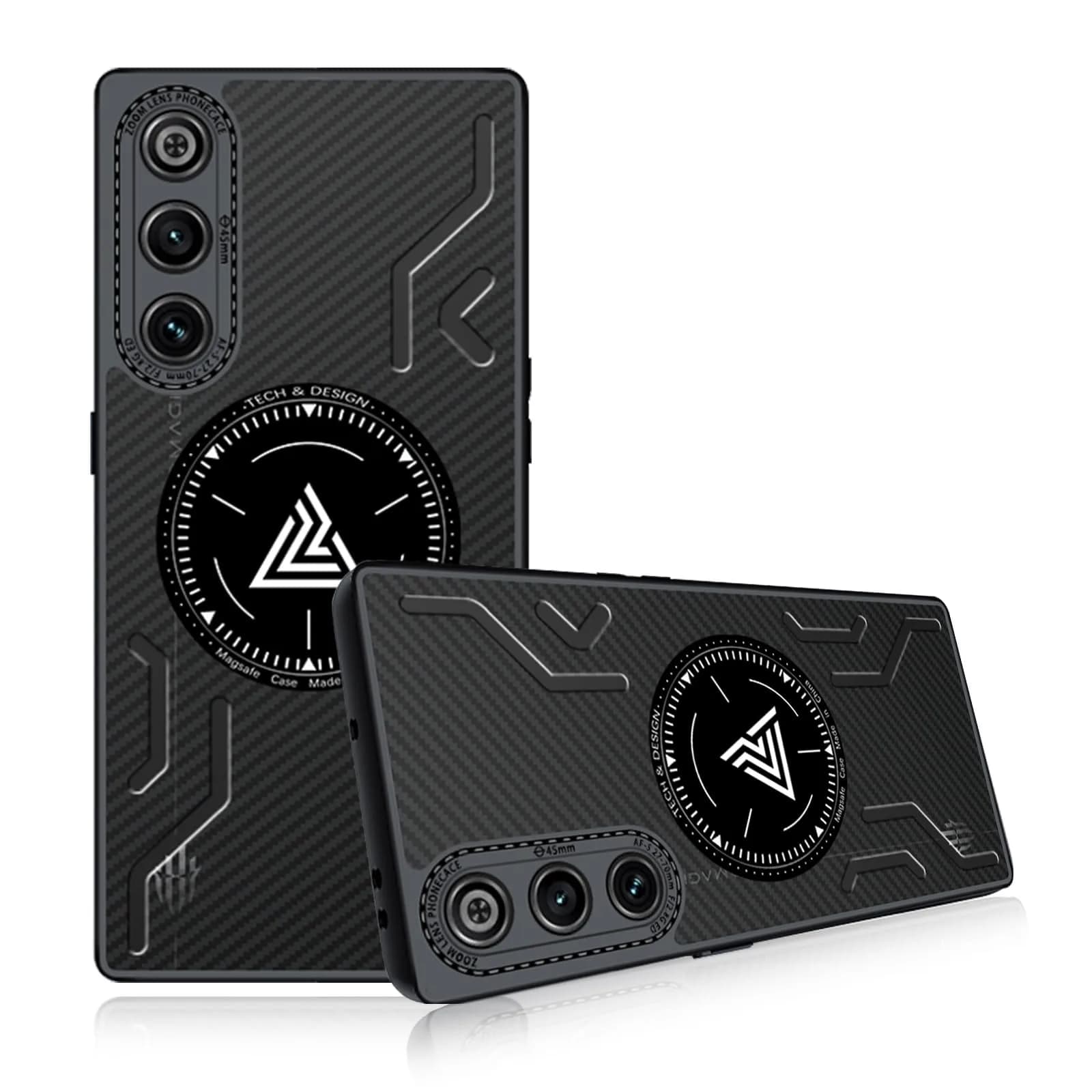 NOUKAJU Case for REDMAGIC 11 Pro | Magnetic Cooling Protective Cover, Anti-Drop, Friction-Resistant, Black — REDMAGIC 10 Air