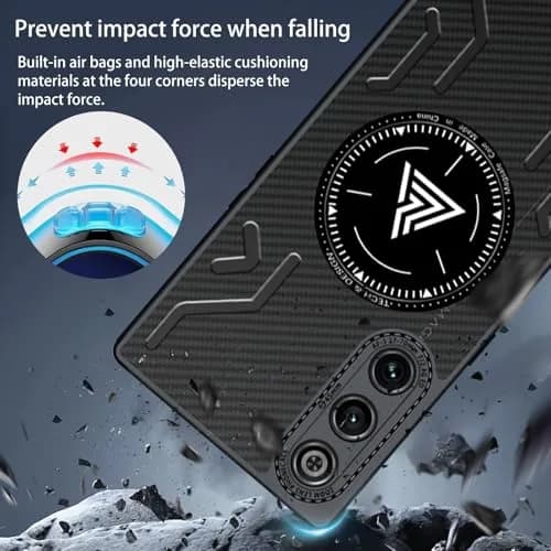 NOUKAJU Case for REDMAGIC 10 Air | Magnetic Cooling Phone Cover, Anti-Drop, Friction-Resistant, Full Protection thumbnail 5