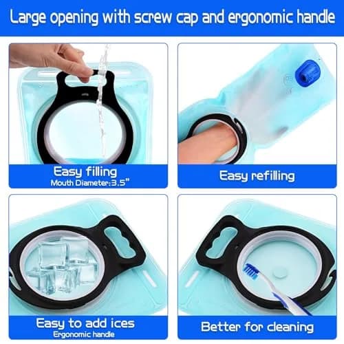 CHERAINTI 2.5L Hydration Bladder | Leak-Proof Water Reservoir for Backpacks thumbnail 5
