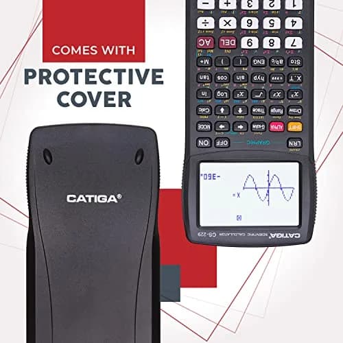 CATIGA Scientific Calculator CS-229 Graphing & Scientific Modes | 12-Digit LCD, Solar & Battery Power thumbnail 7