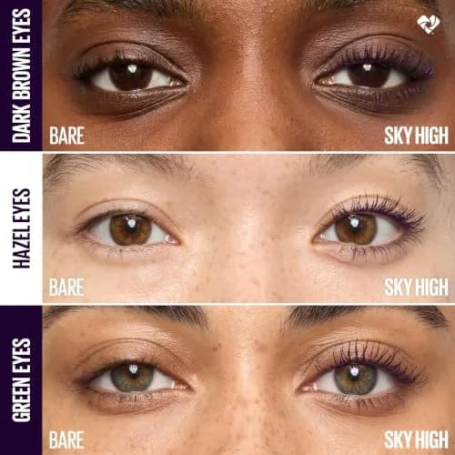 Maybelline Lash Sensational Sky High Washable Mascara, Plum Twilight, 0.24 Fl Oz (7.1 ml) | Lifts & Separates Lashes thumbnail 5