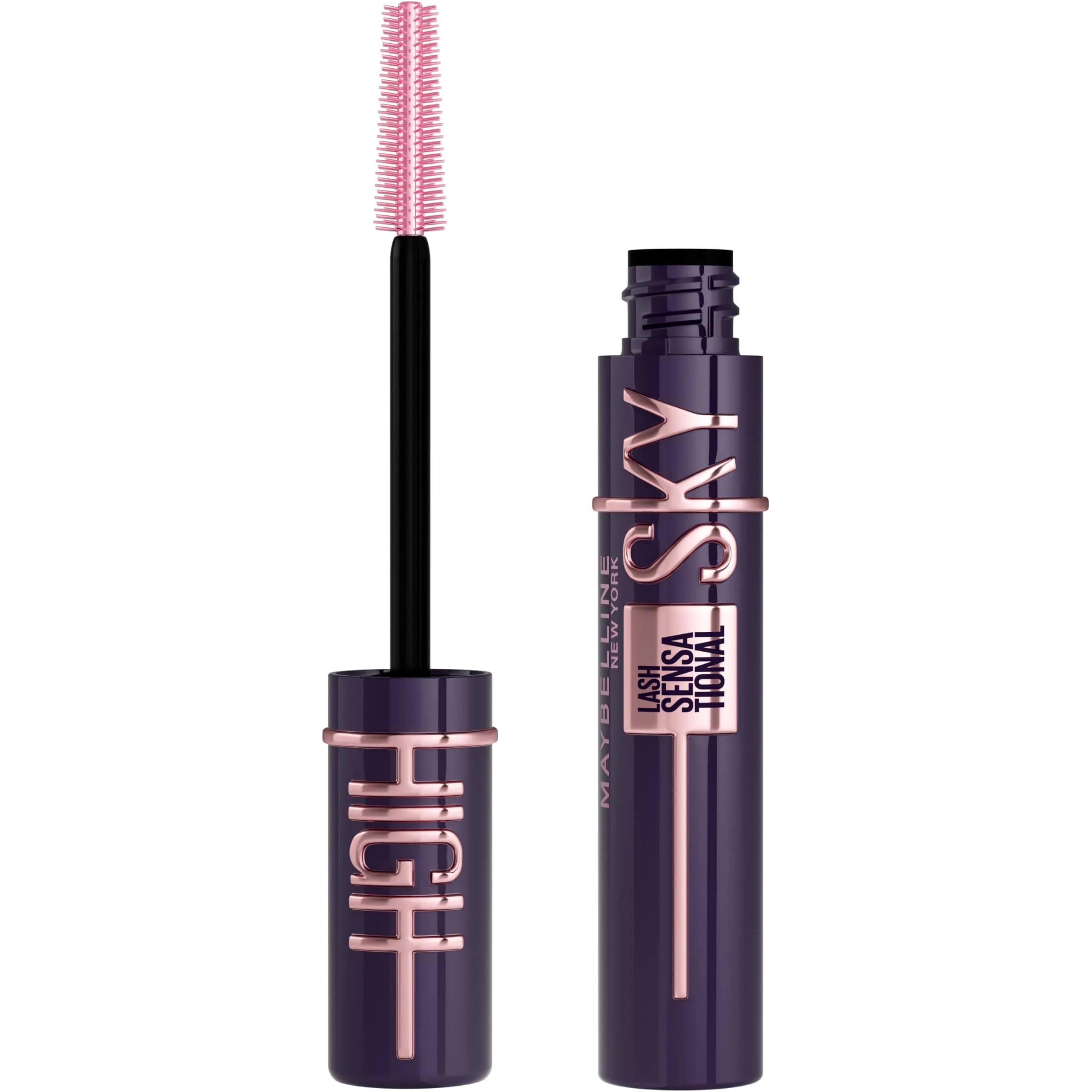 Maybelline Lash Sensational Sky High Washable Mascara, Plum Twilight, 0.24 Fl Oz (7.1 ml) | Lifts & Separates Lashes thumbnail 1