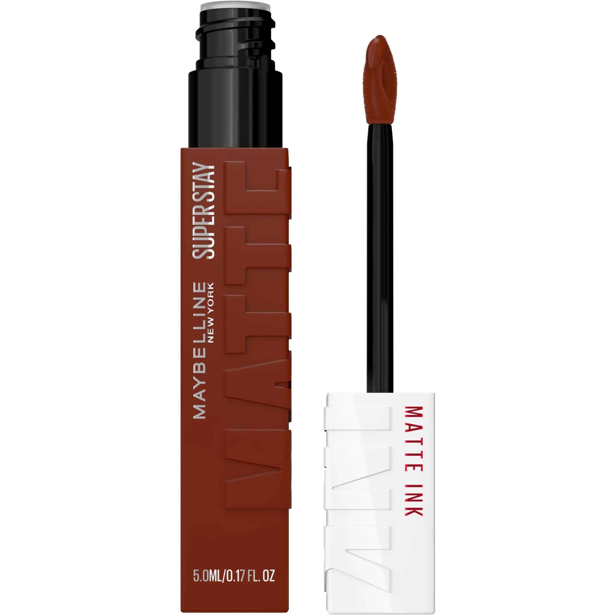 Maybelline Super Stay Matte Ink Renegade Intense Warm Brown Liquid Lip Color, 5ml | 16-Hour Transfer-Proof Matte - main product image