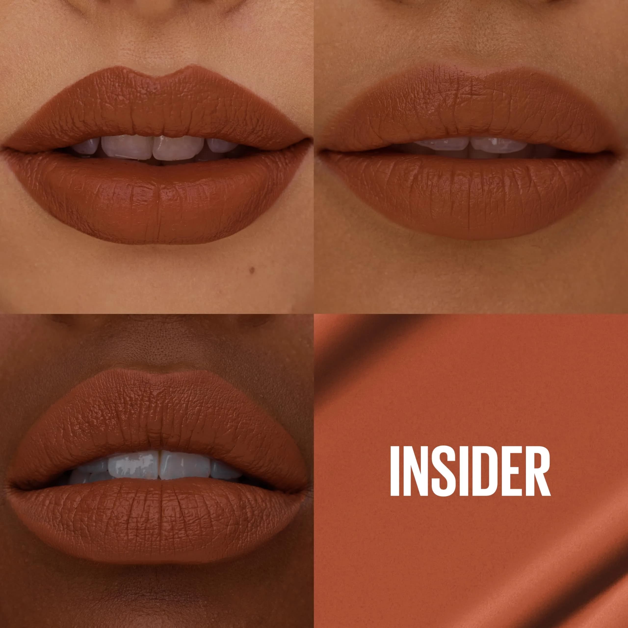 MAYBELLINE Super Stay Matte Ink Liquid Lipstick, Insider (Midtone Yellow Brown) 5ml (0.17 Fl Oz) | 16-Hour Wear Matte Finish - view 2