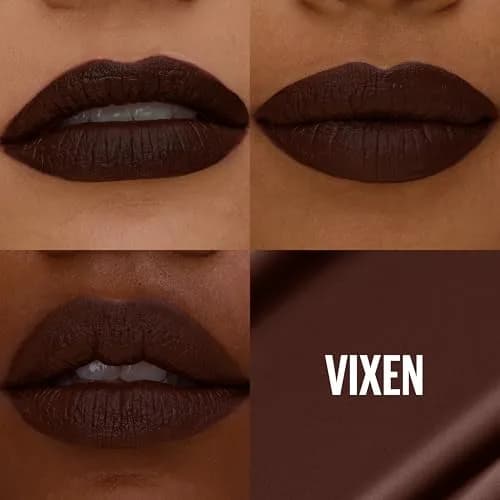 Maybelline Super Stay Matte Ink Liquid Lipstick in Vixen (Intense Blackened Brown) - 16-Hour Transfer-Proof thumbnail 2