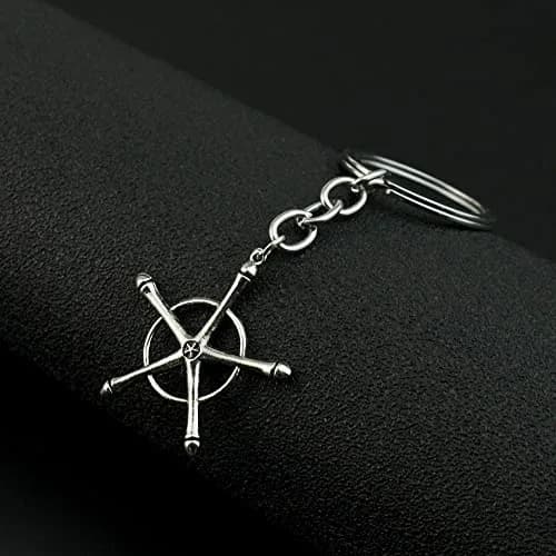 Kbtany Uryuu Quincy Cross Keychain for Anime Fans | Cosplay Charm Gift thumbnail 4