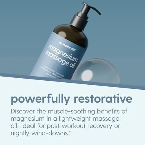 M3 Naturals Magnesium Massage Oil 237ml (8 Fl Oz) | Relieves Sore Muscles & Promotes Sleep thumbnail 9