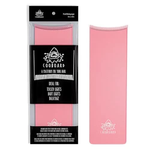 Cooboard Pink XXL Balayage Board with Teeth | Original Hair Highlighting Paddle, Easy to Clean, Sturdy & Lightweight (Cooboard Pink XXL) thumbnail 1