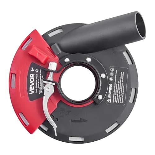 VEVOR Surface Dust Shroud for Angle Grinder 4-5 in | Universal Compatibility with Vacuum Connect thumbnail 9