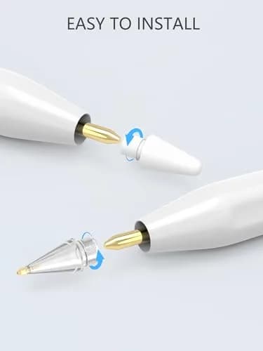 Paiholy Upgraded Metal Apple Pencil Tips 6 Pack with Case | Precise Control, Wear-Resistant Nibs for iPad Pro Pencil thumbnail 7